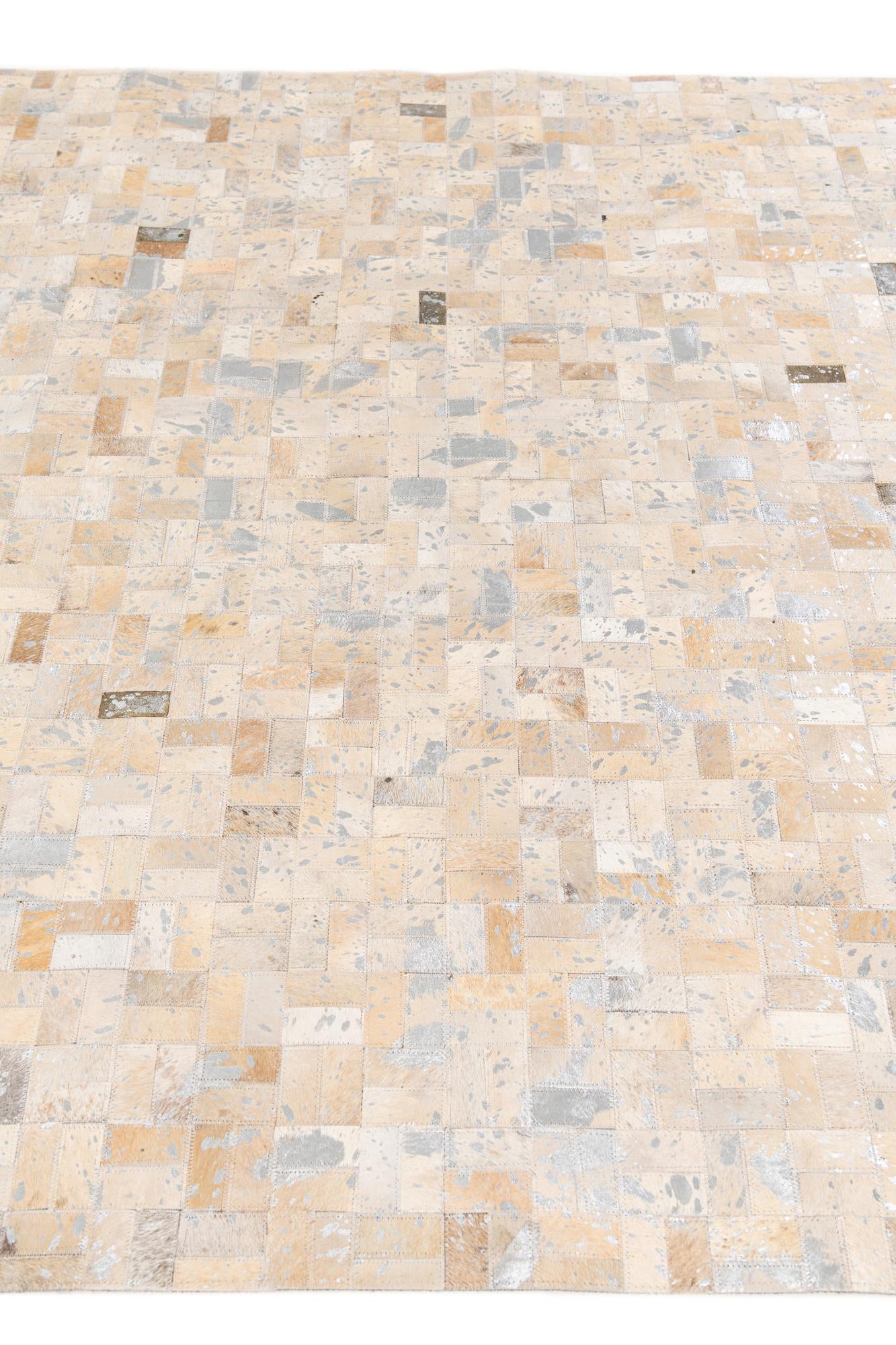 5' 3 x 7' 5 Cowhide Stocks Rug