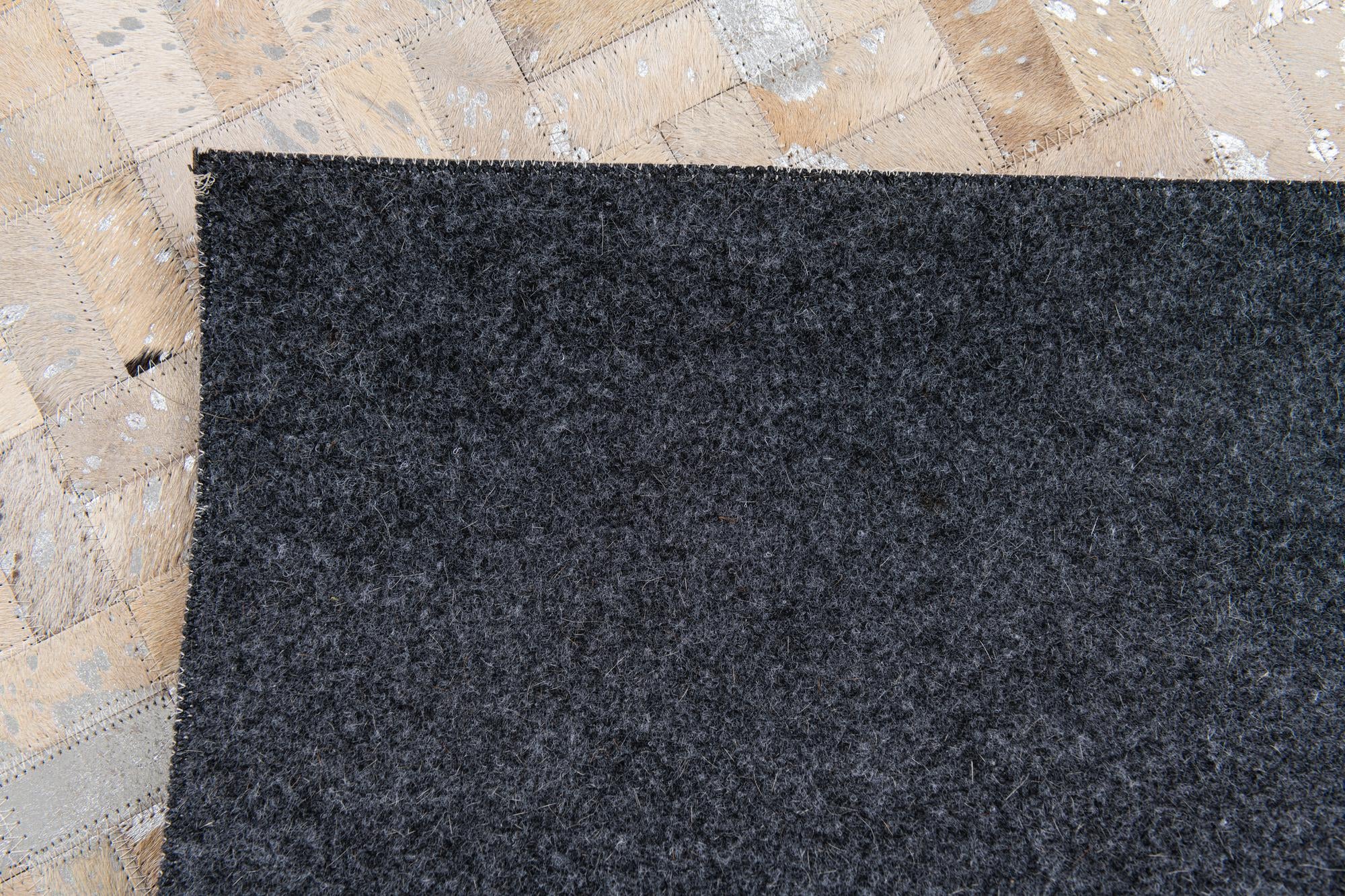 5' 3 x 7' 5 Cowhide Stocks Rug