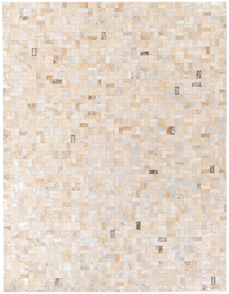 Detail image of 5' 3 x 7' 5 Cowhide Stocks Rug