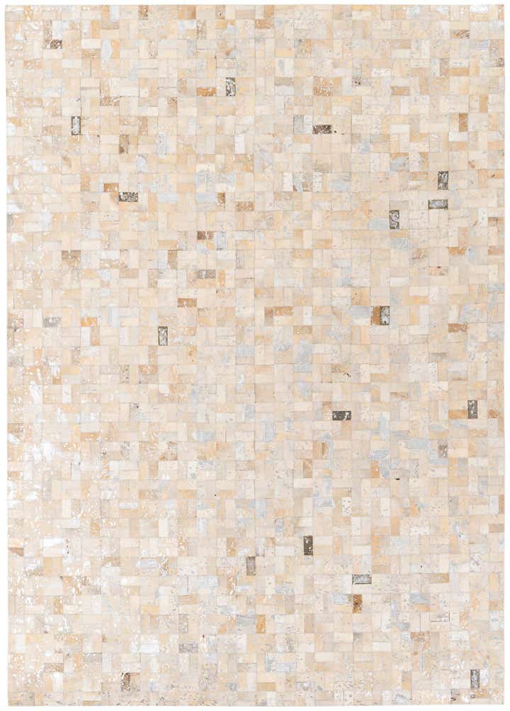 5' 3 x 7' 5 Cowhide Stocks Rug