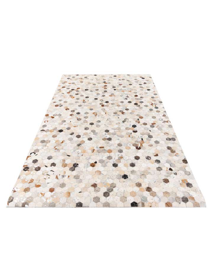 5' x 7' 11 Cowhide Stocks Rug