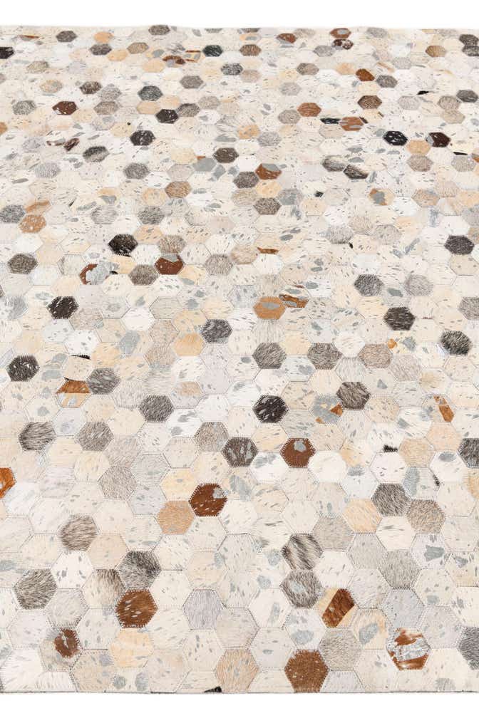 5' x 7' 11 Cowhide Stocks Rug