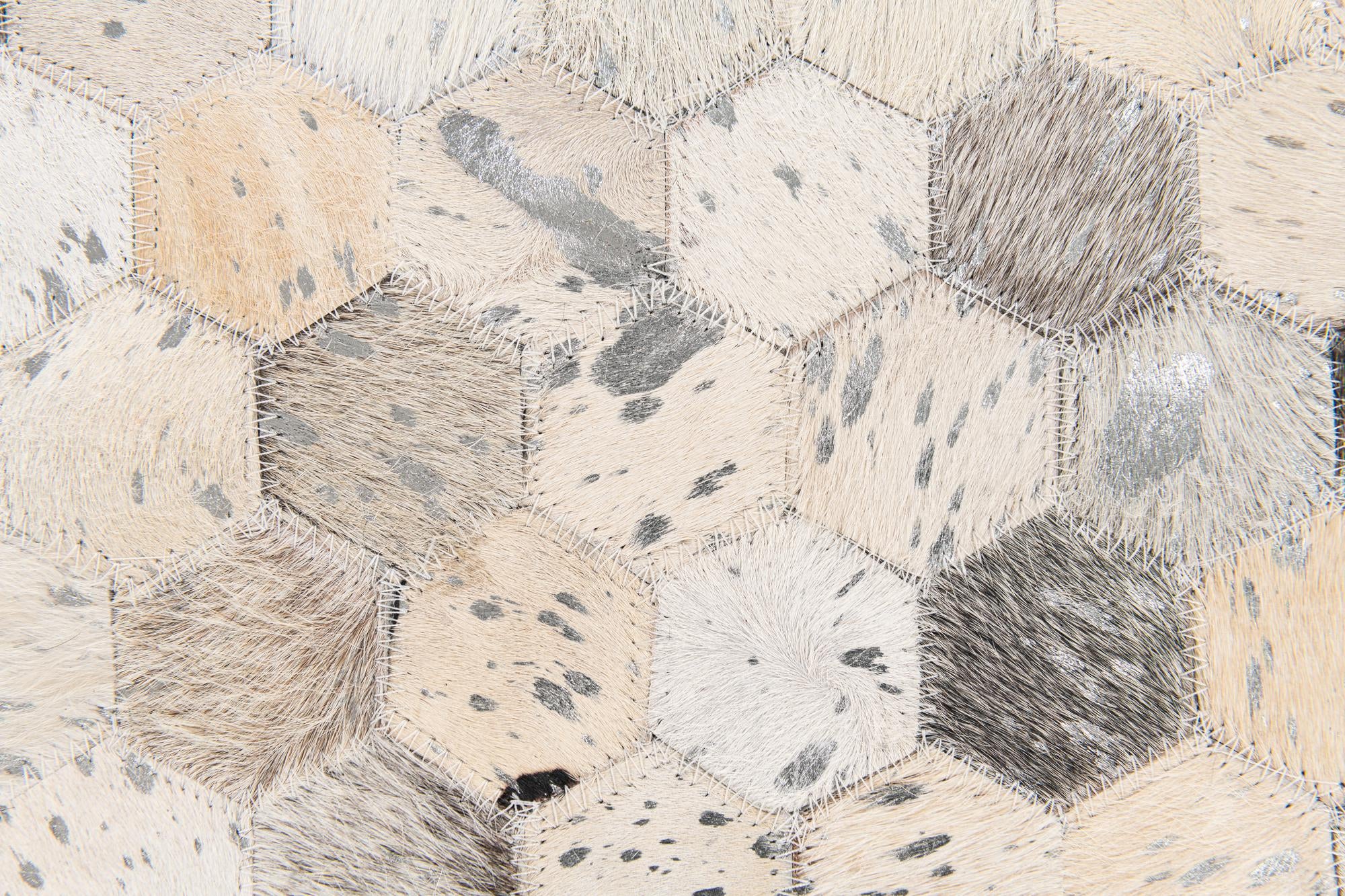 5' x 7' 11 Cowhide Stocks Rug