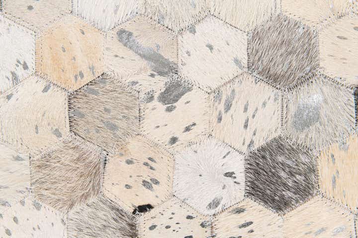 5' x 7' 11 Cowhide Stocks Rug