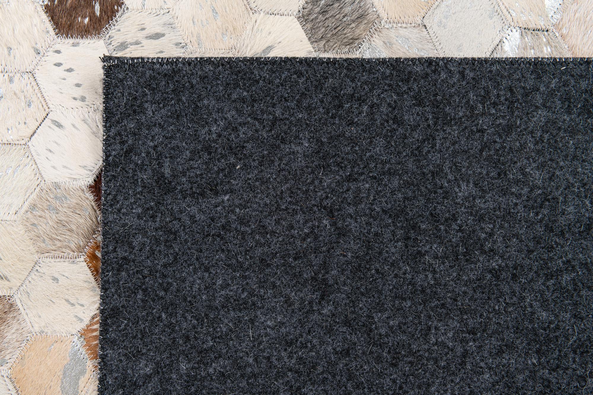 5' x 7' 11 Cowhide Stocks Rug