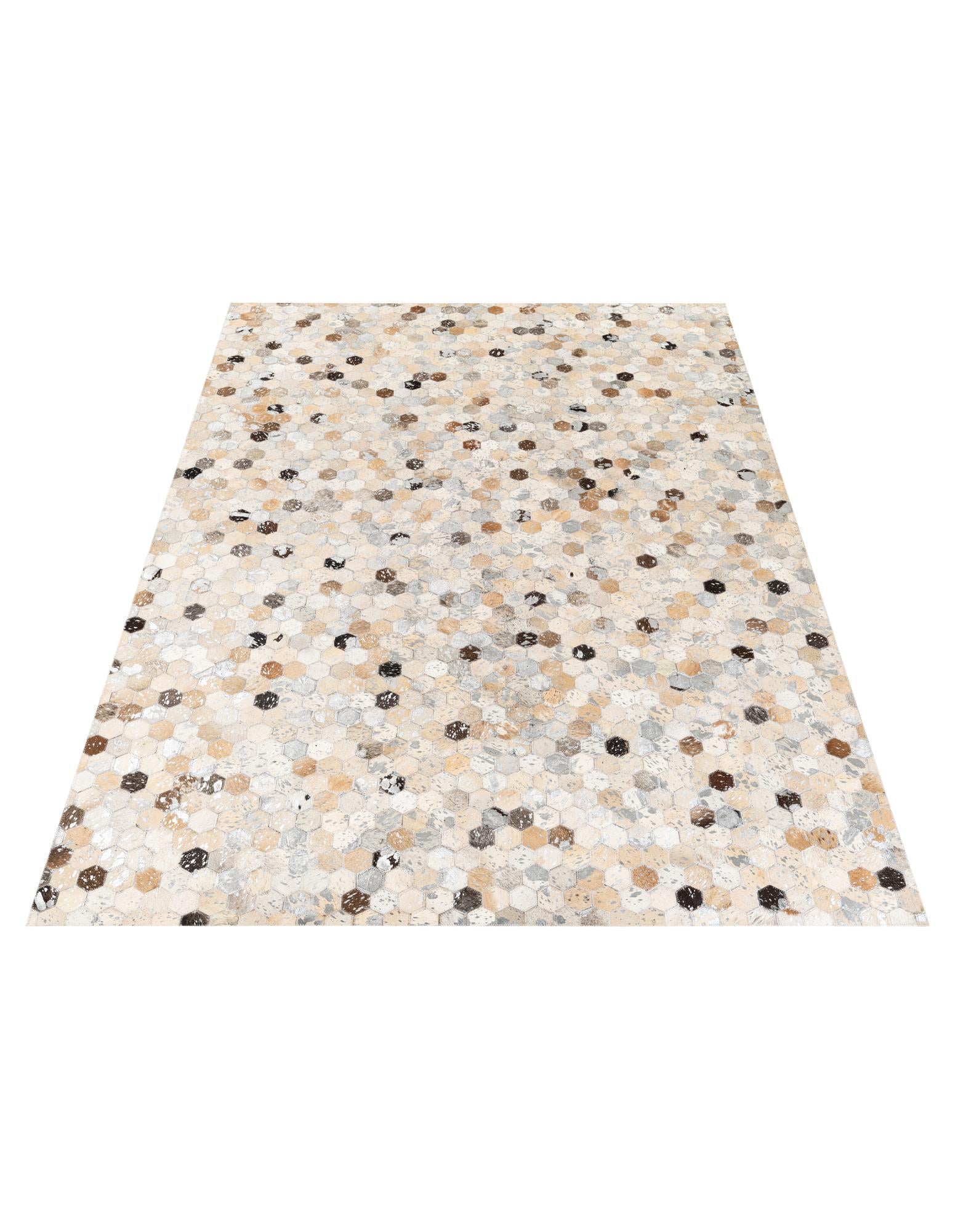 5' 4 x 7' 5 Cowhide Stocks Rug