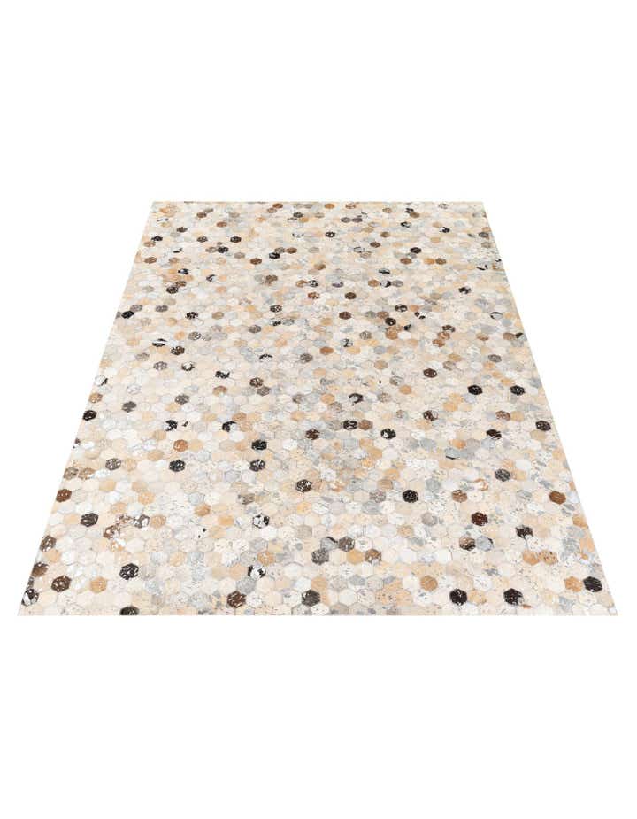 5' 4 x 7' 5 Cowhide Stocks Rug
