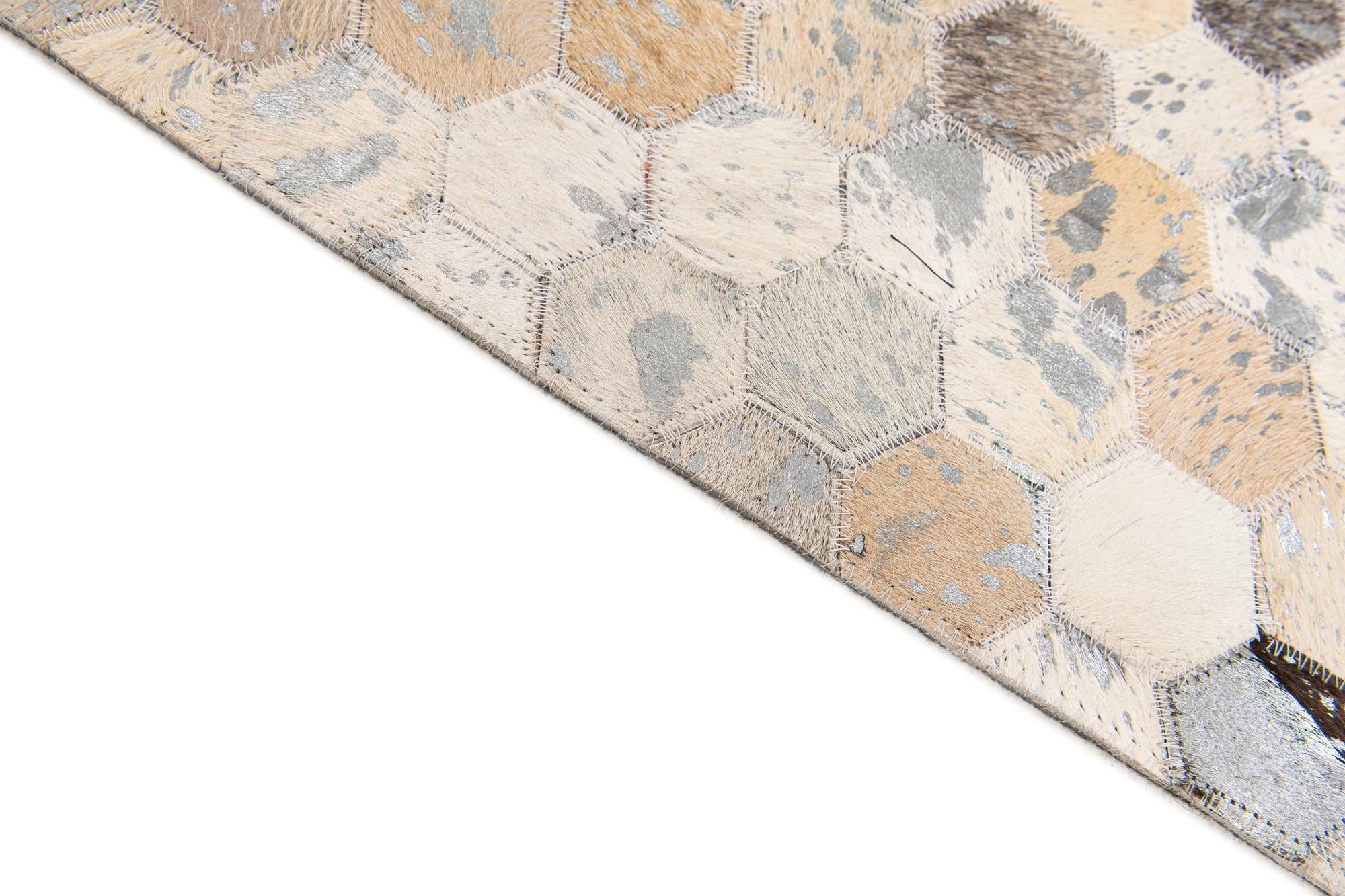 5' 4 x 7' 5 Cowhide Stocks Rug
