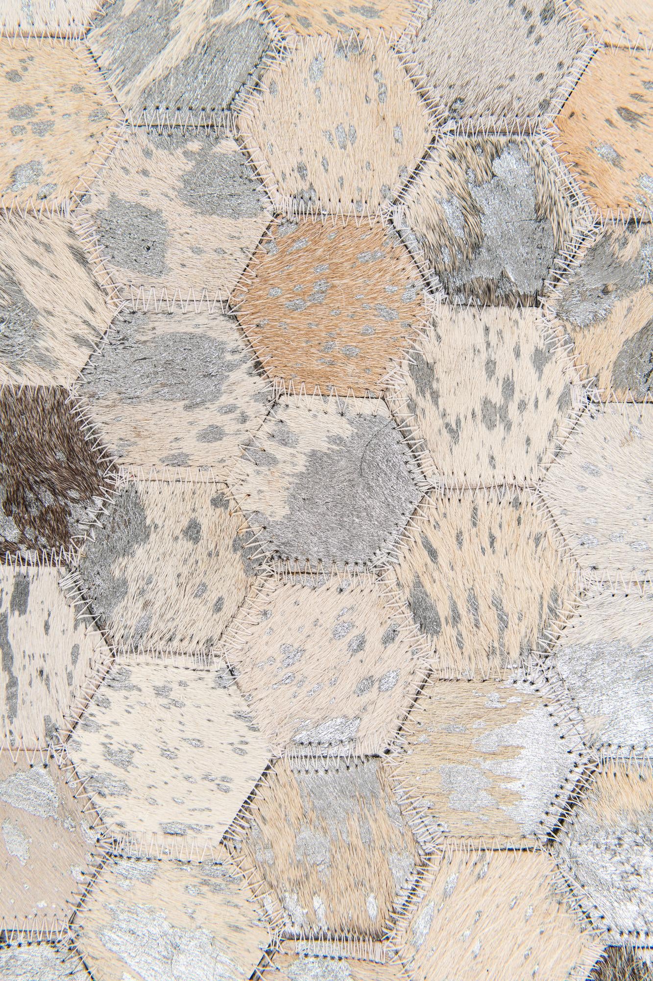 5' 4 x 7' 5 Cowhide Stocks Rug
