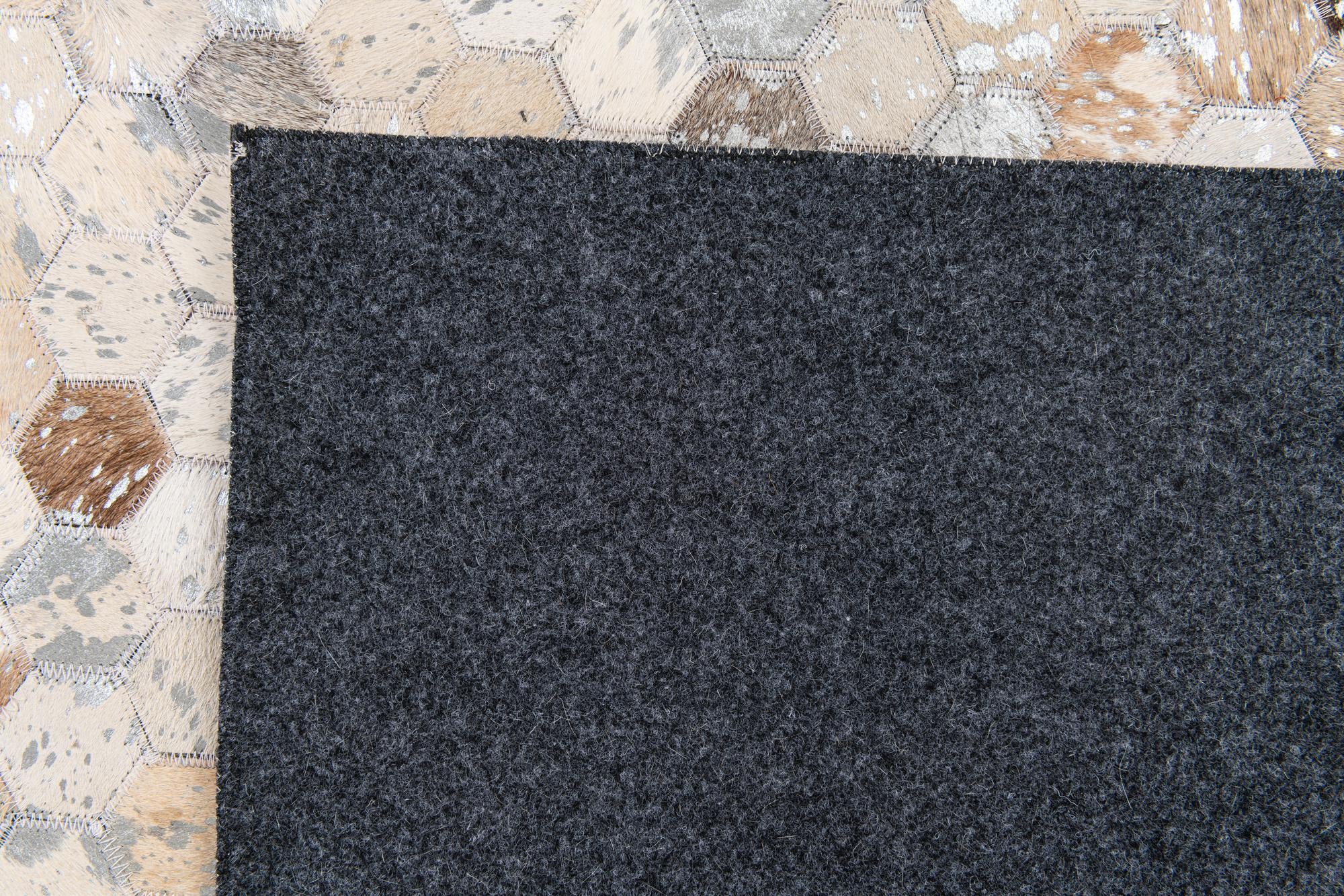 5' 4 x 7' 5 Cowhide Stocks Rug