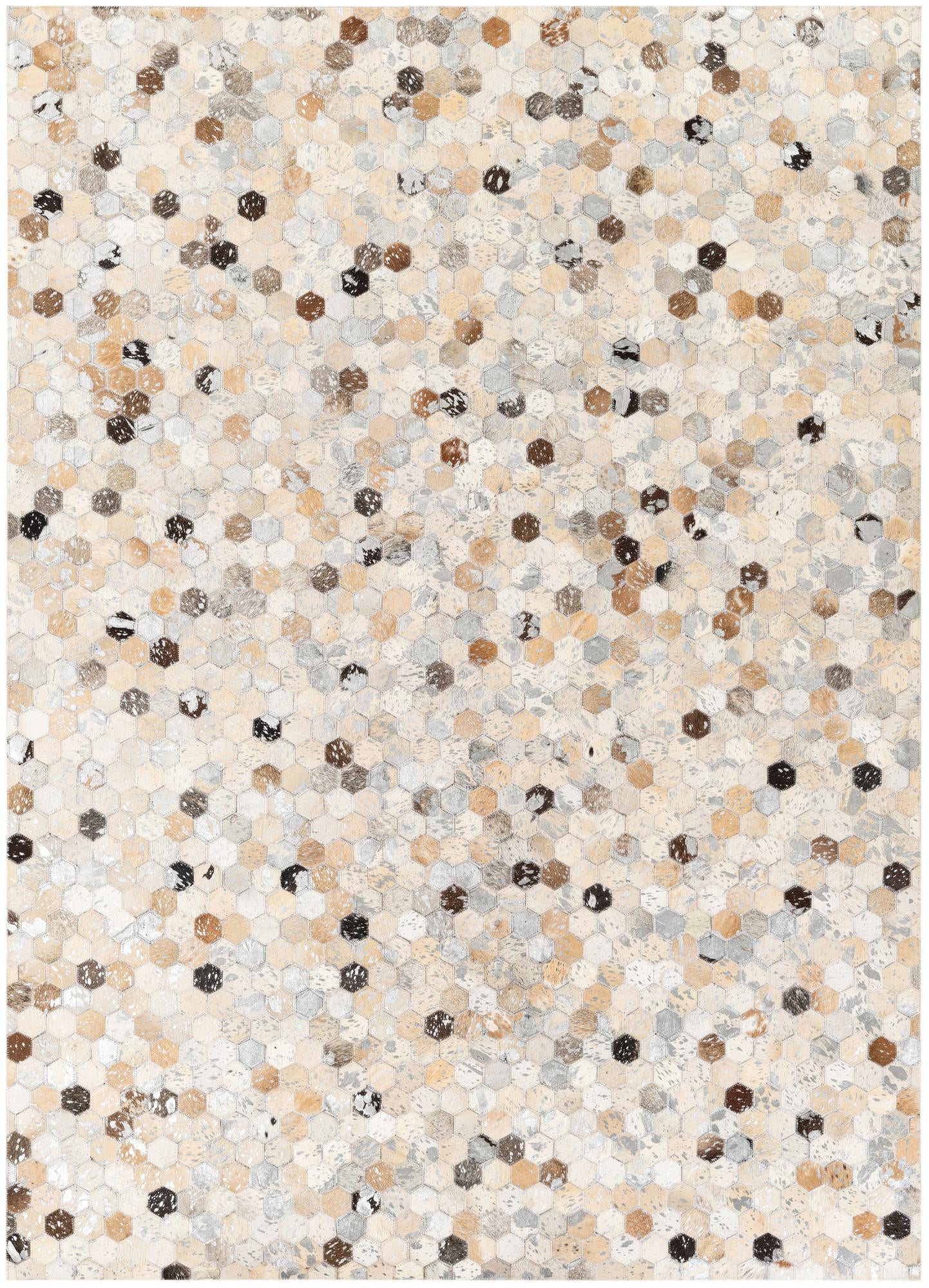 5' 4 x 7' 5 Cowhide Stocks Rug