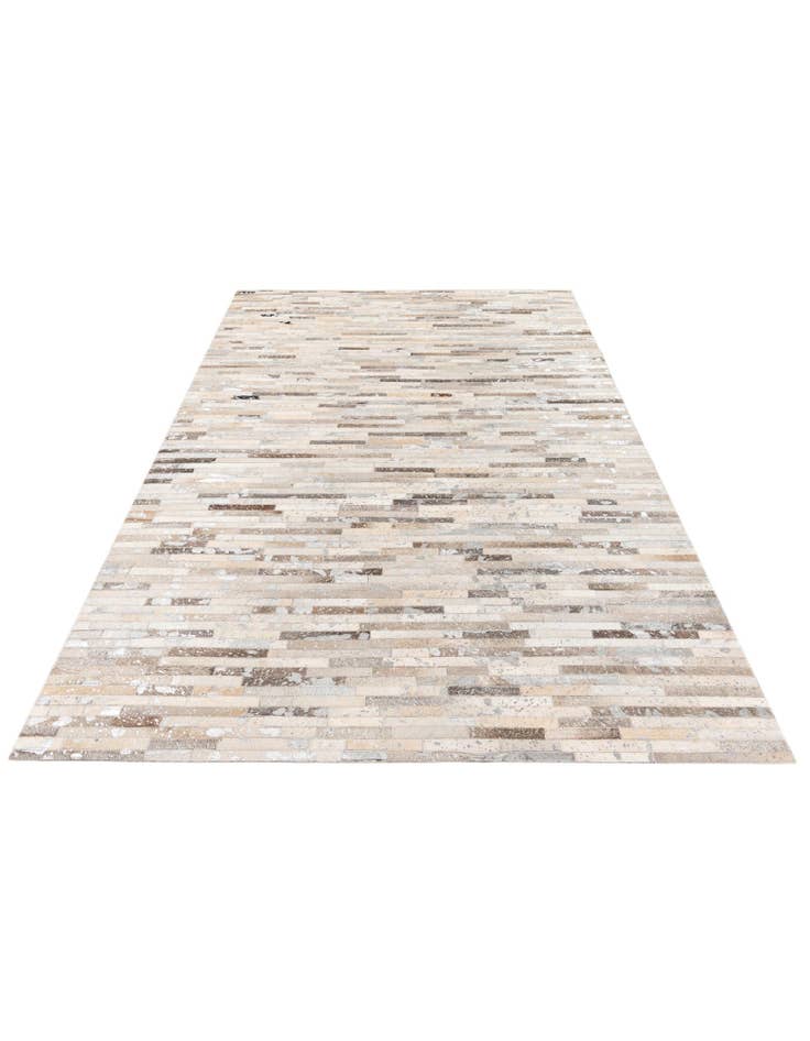 Detail image of 5' 1 x 7' 11 Cowhide Stocks Rug