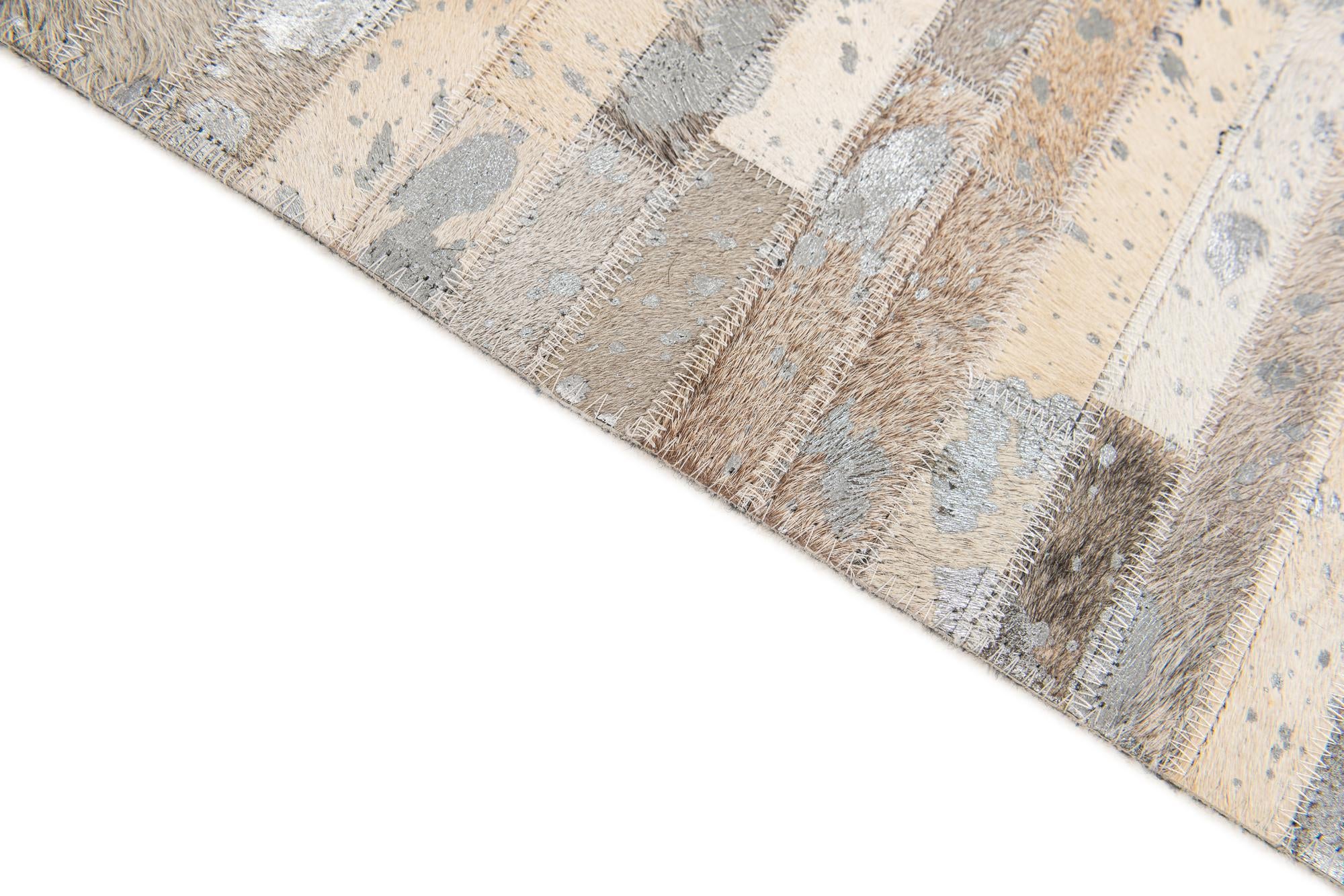 5' 1 x 7' 11 Cowhide Stocks Rug