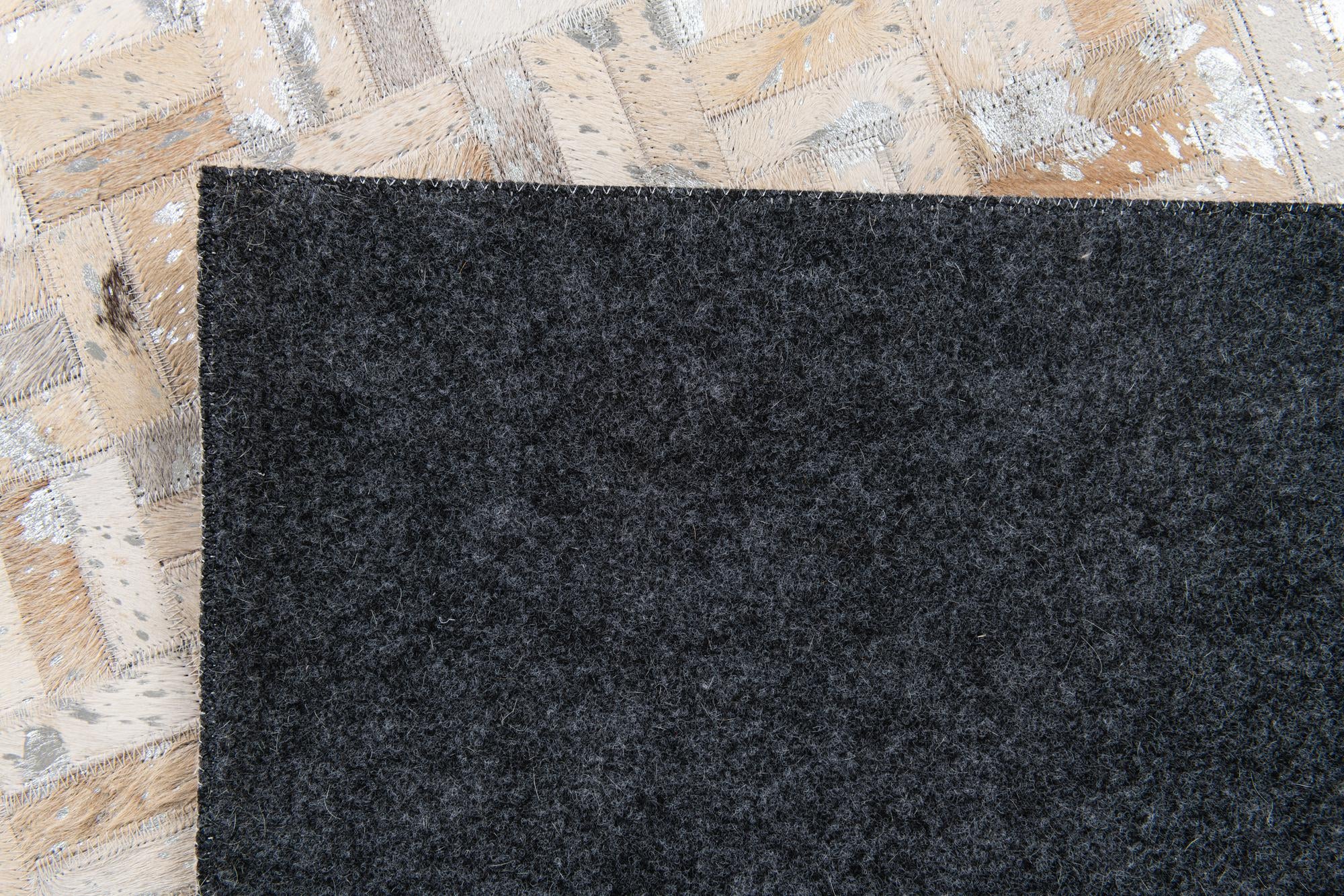 4' 11 x 8' Cowhide Stocks Rug