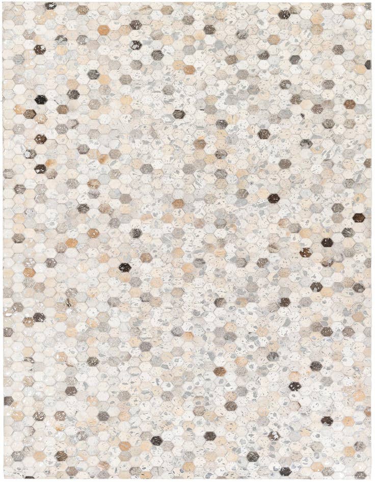 Detail image of 5' 1 x 8' Cowhide Stocks Rug