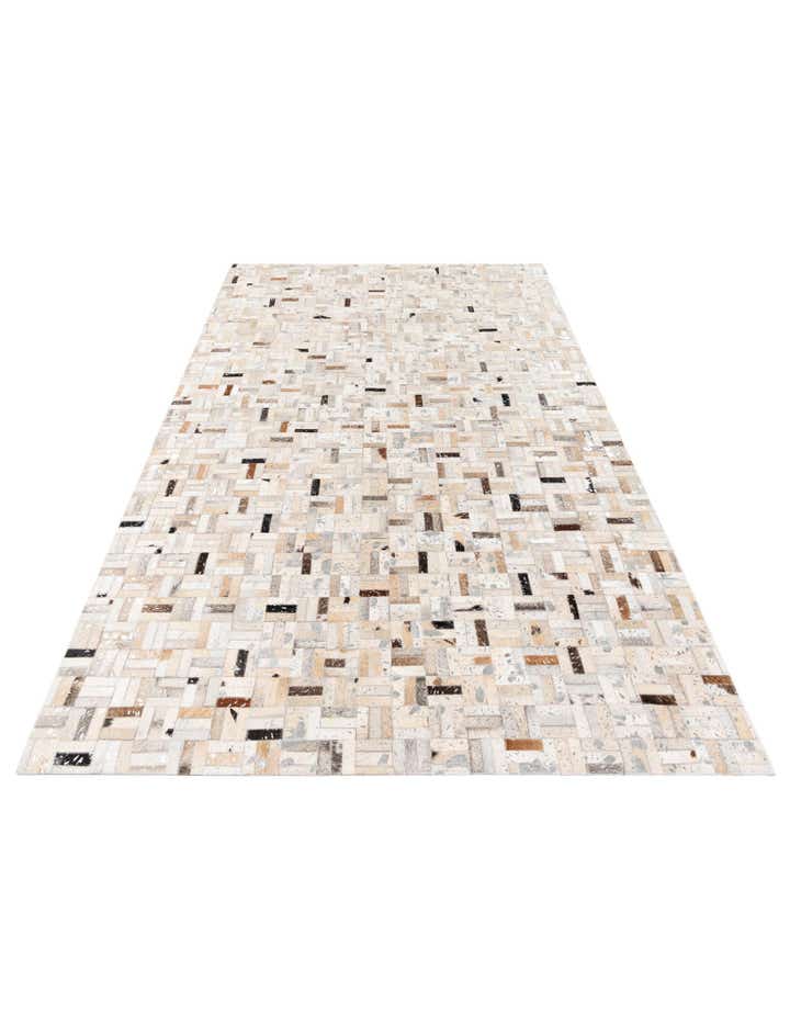 5' x 8' 1 Cowhide Stocks Rug