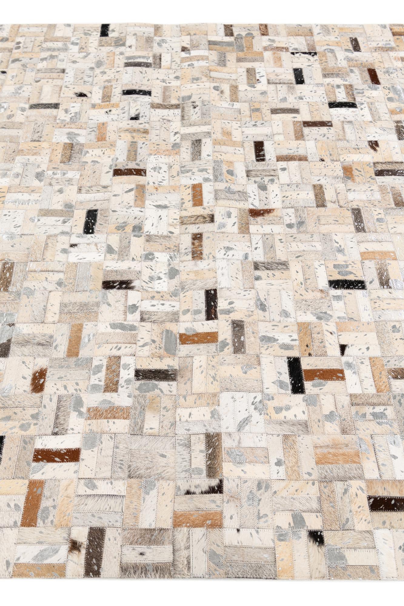 5' x 8' 1 Cowhide Stocks Rug