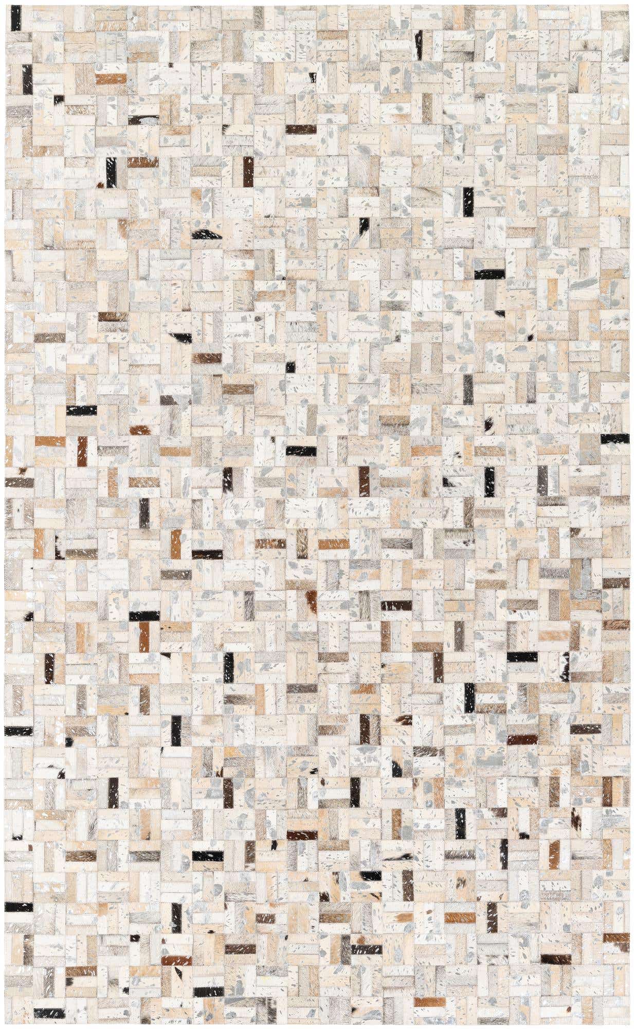 5' x 8' 1 Cowhide Stocks Rug