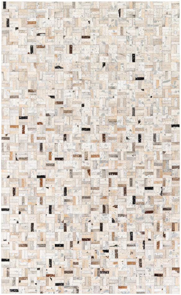 Detail image of 5' x 8' 1 Cowhide Stocks Rug