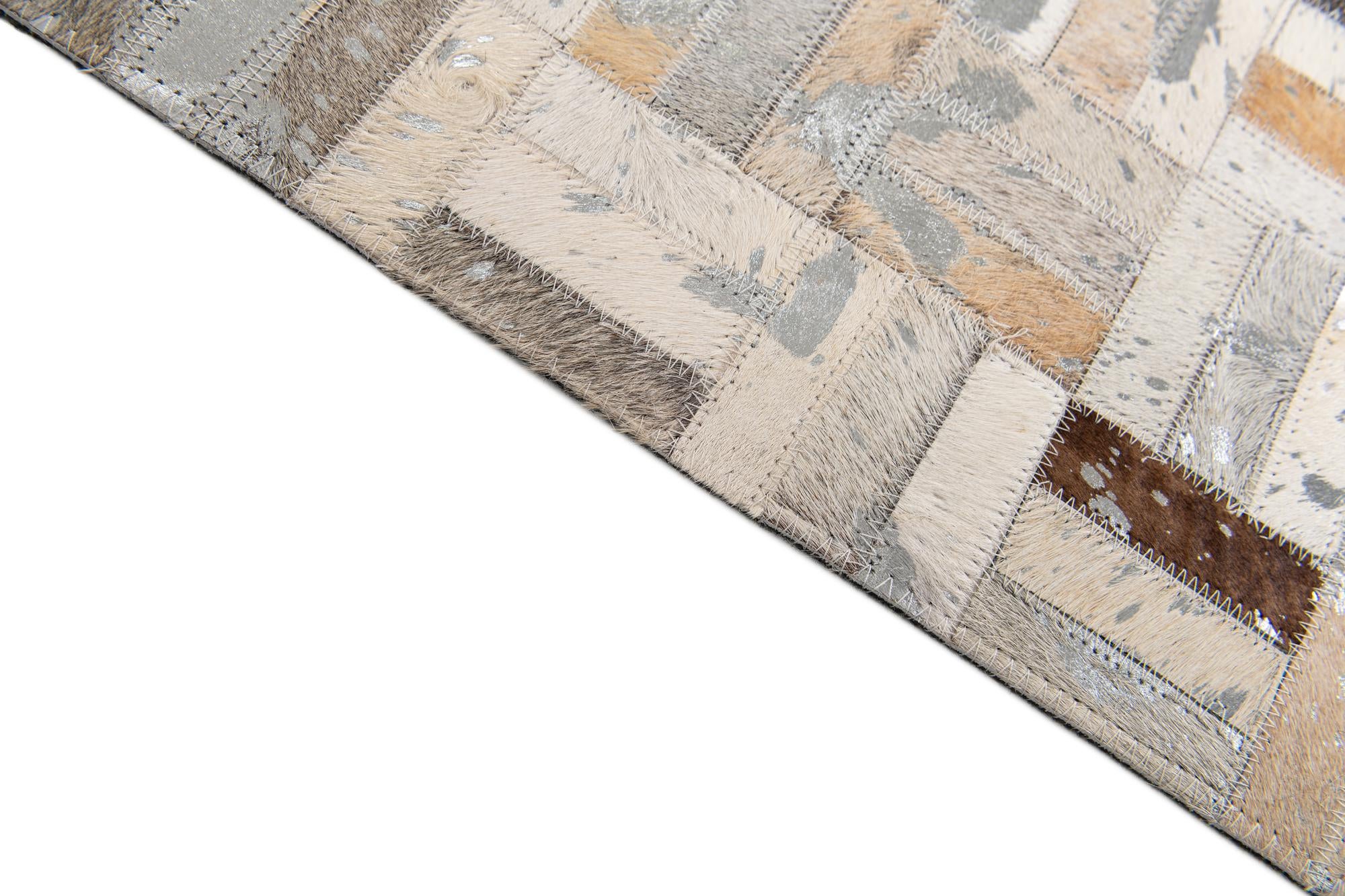 5' x 8' 1 Cowhide Stocks Rug