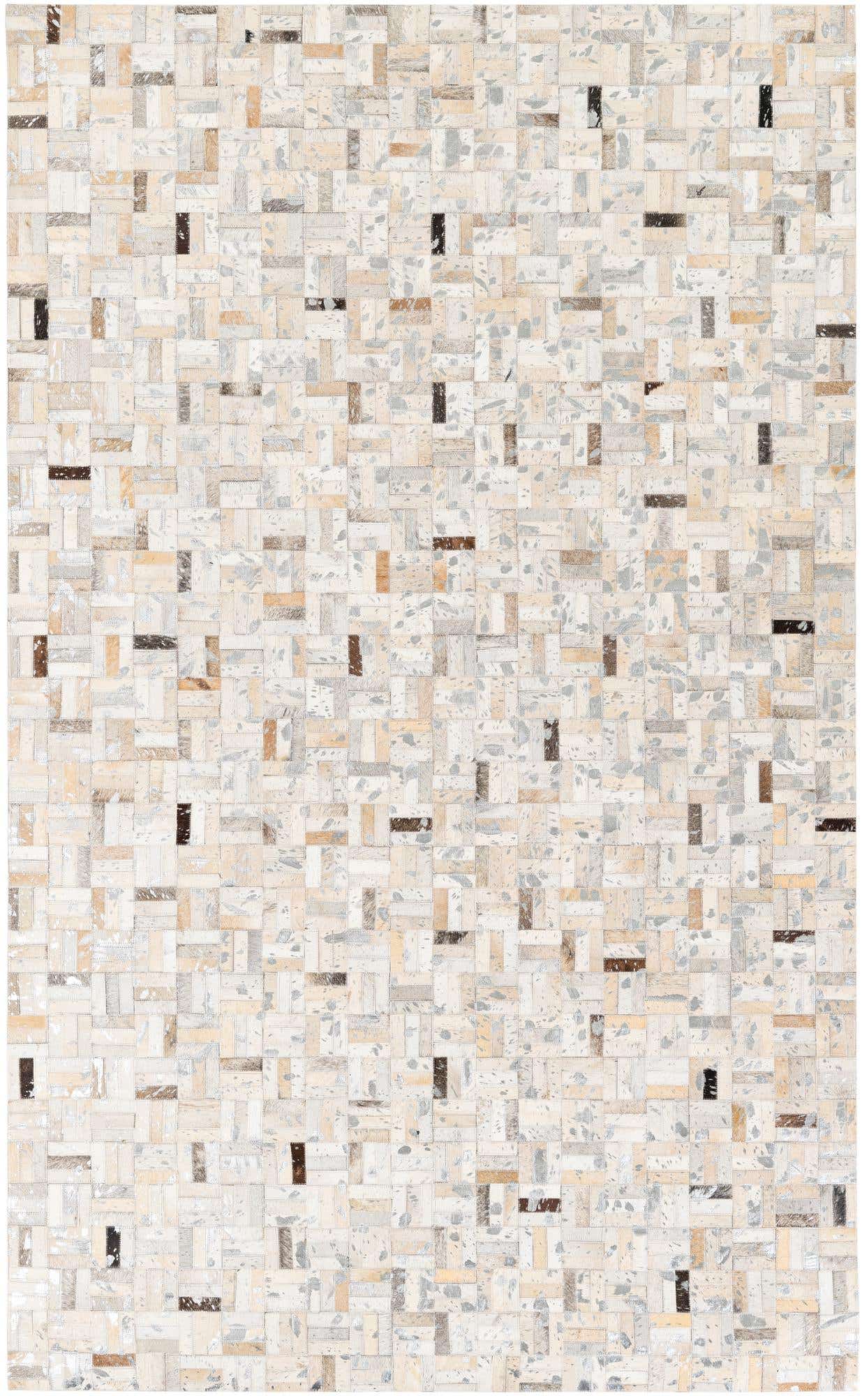 5' x 8' 1 Cowhide Stocks Rug