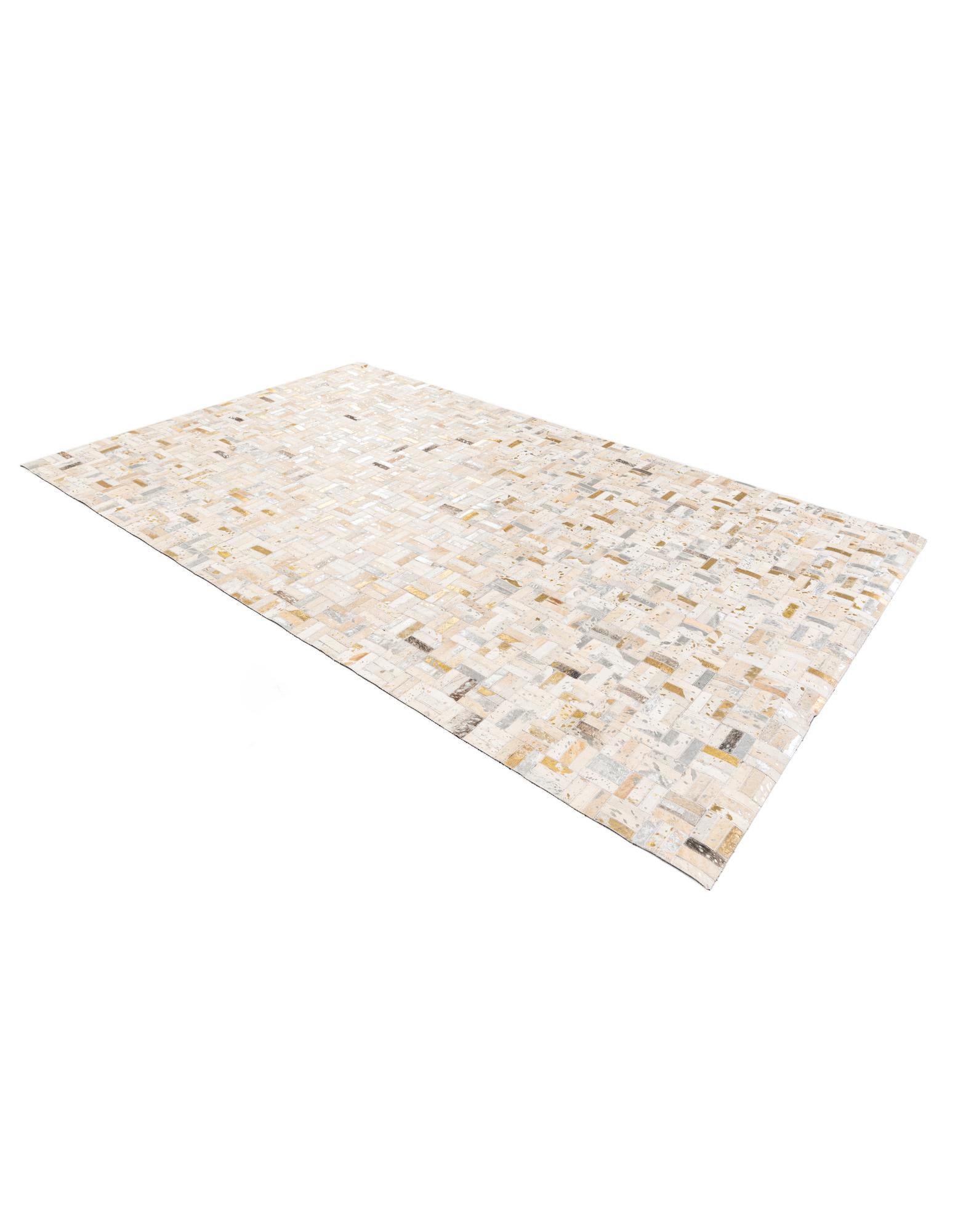 5' x 8' Cowhide Stocks Rug