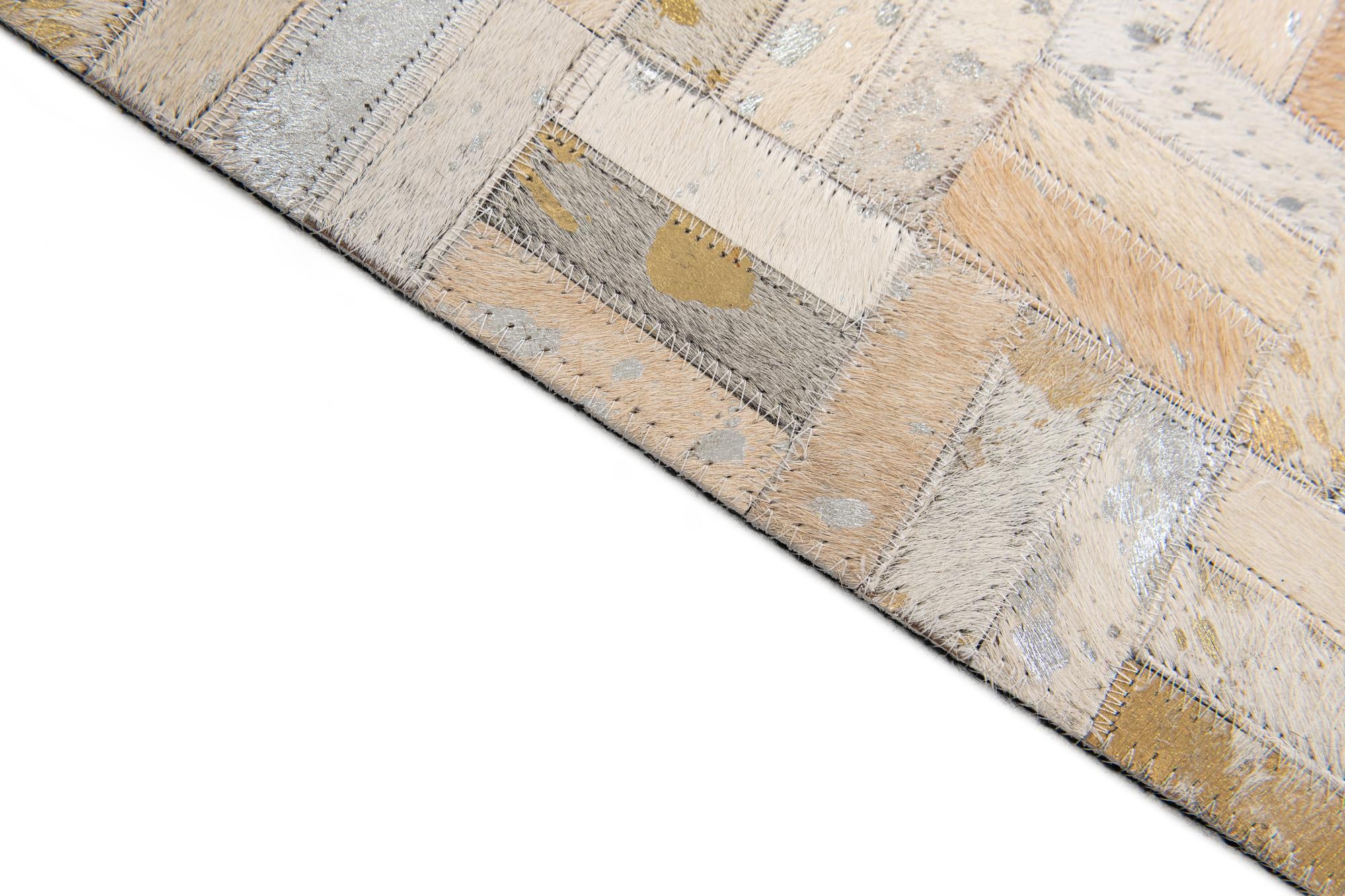 5' x 8' Cowhide Stocks Rug