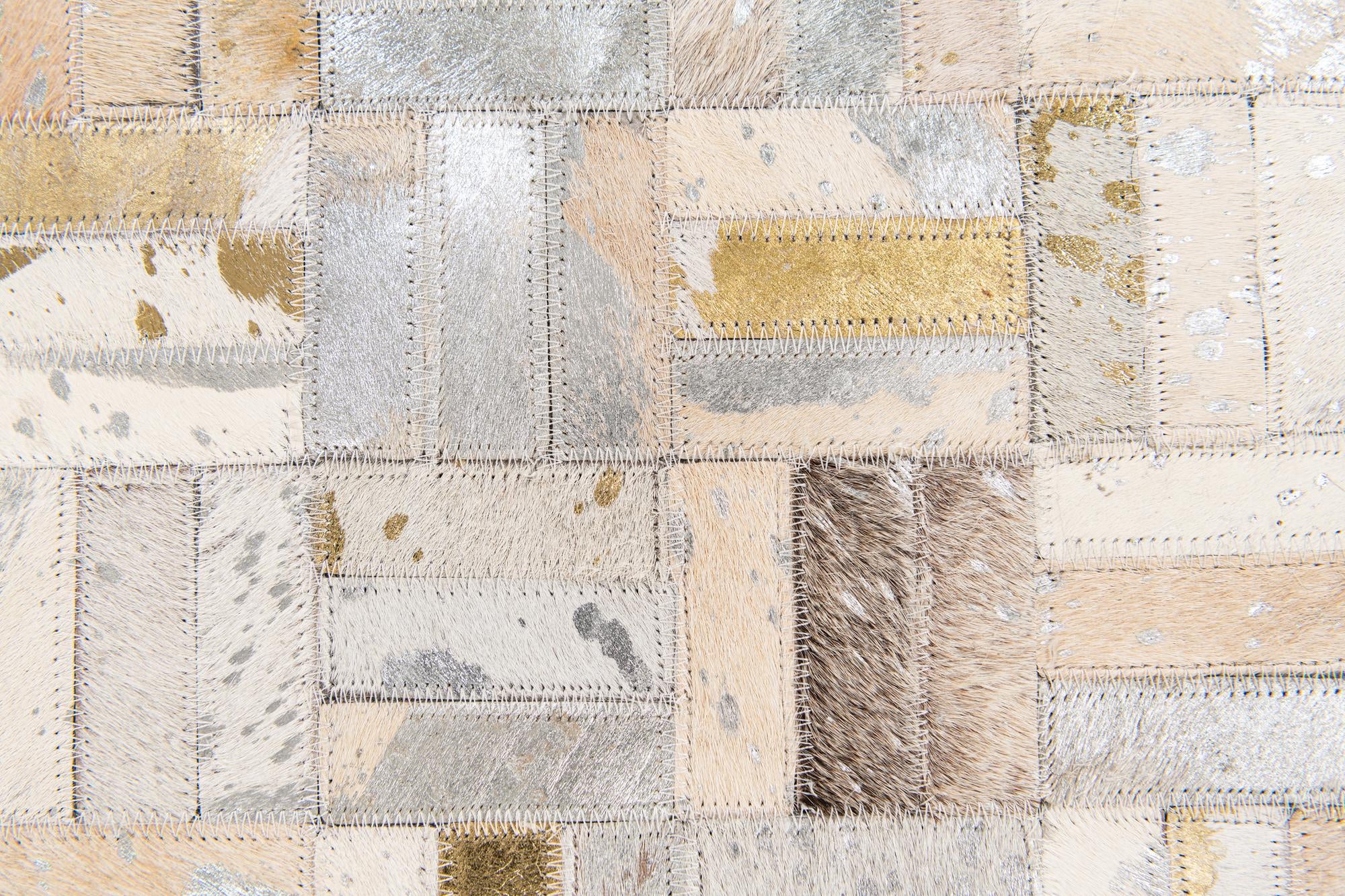 5' x 8' Cowhide Stocks Rug