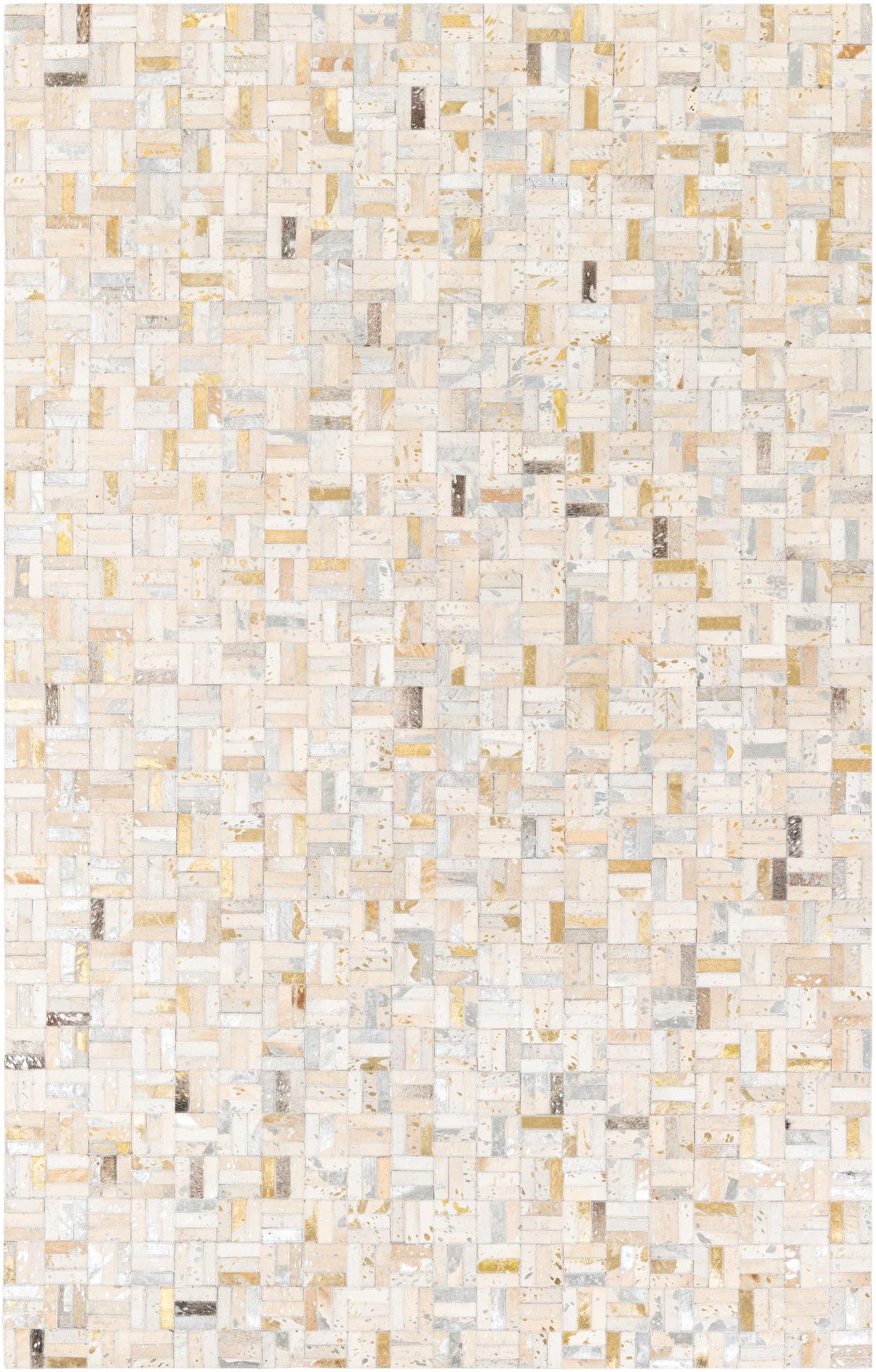 5' x 8' Cowhide Stocks Rug