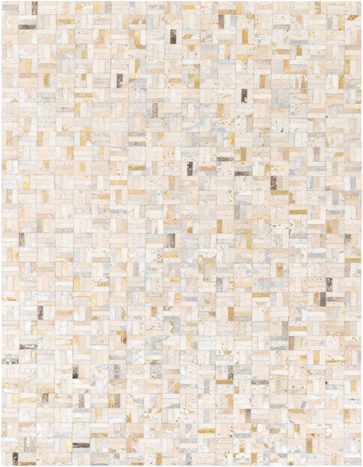Detail image of 5' x 8' Cowhide Stocks Rug