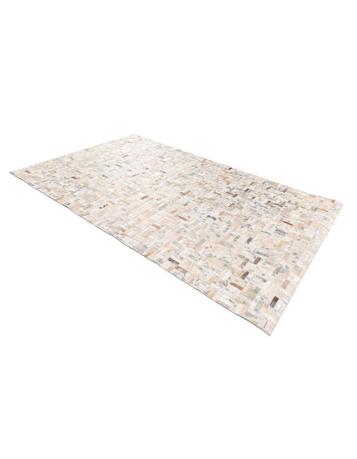 4' 11 x 7' 10 Cowhide Stocks Rug
