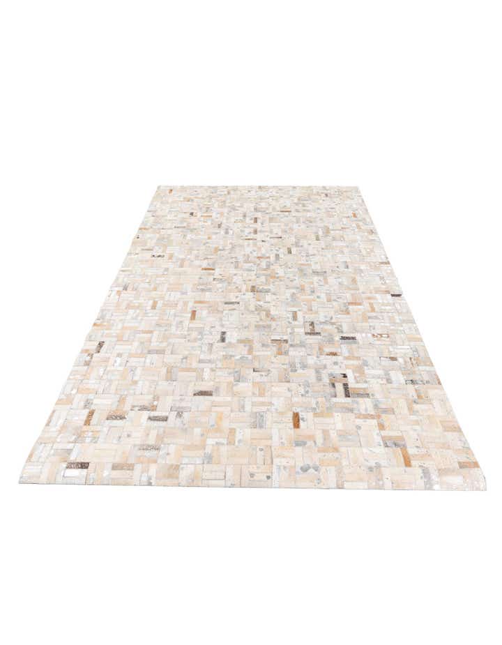 4' 11 x 7' 10 Cowhide Stocks Rug