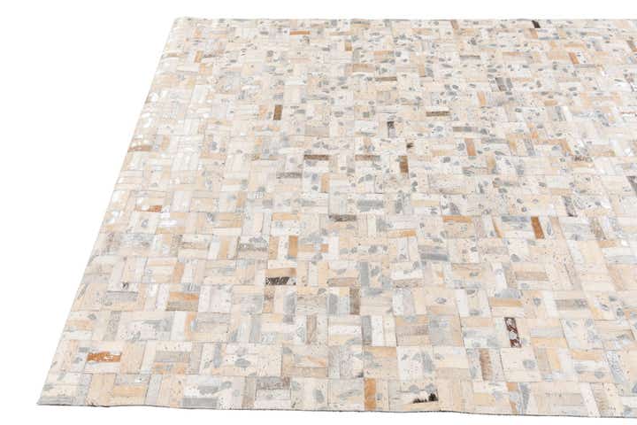 4' 11 x 7' 10 Cowhide Stocks Rug