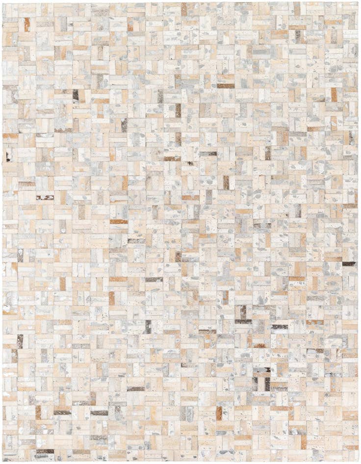 Detail image of 4' 11 x 7' 10 Cowhide Stocks Rug