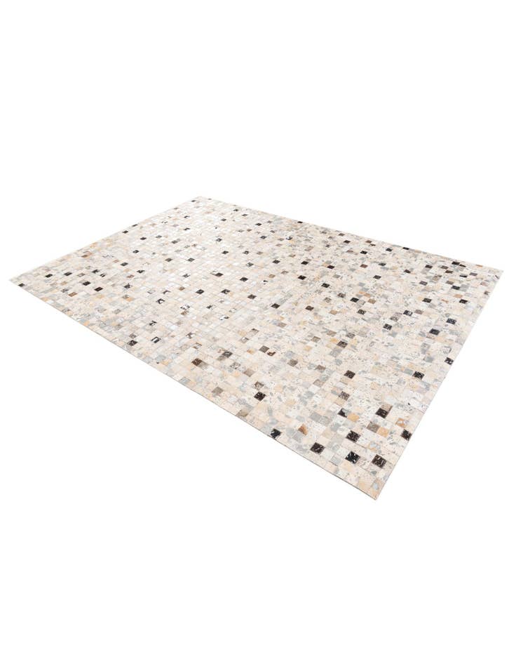 Detail image of 5' 4 x 7' 6 Cowhide Stocks Rug