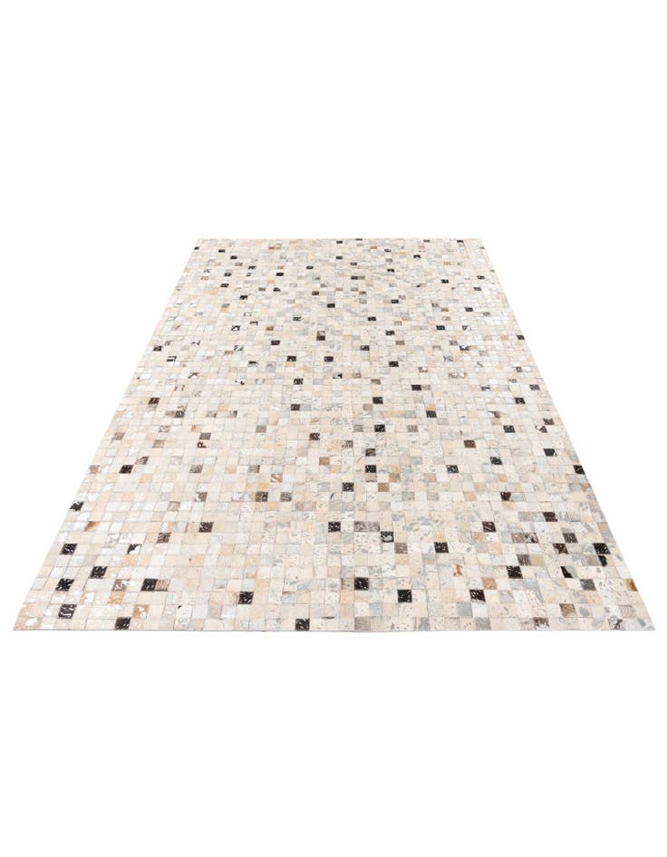 Detail image of 5' 4 x 7' 6 Cowhide Stocks Rug