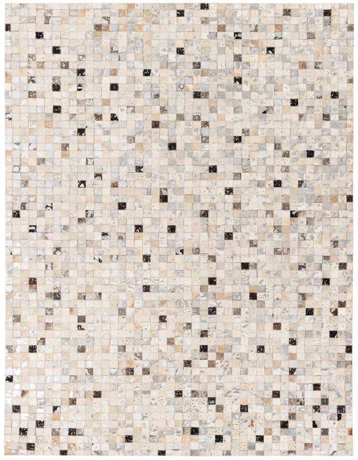 Detail image of 5' 4 x 7' 6 Cowhide Stocks Rug