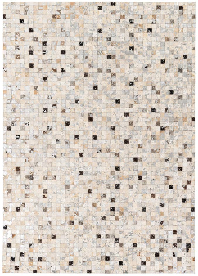 Detail image of 5' 4 x 7' 6 Cowhide Stocks Rug
