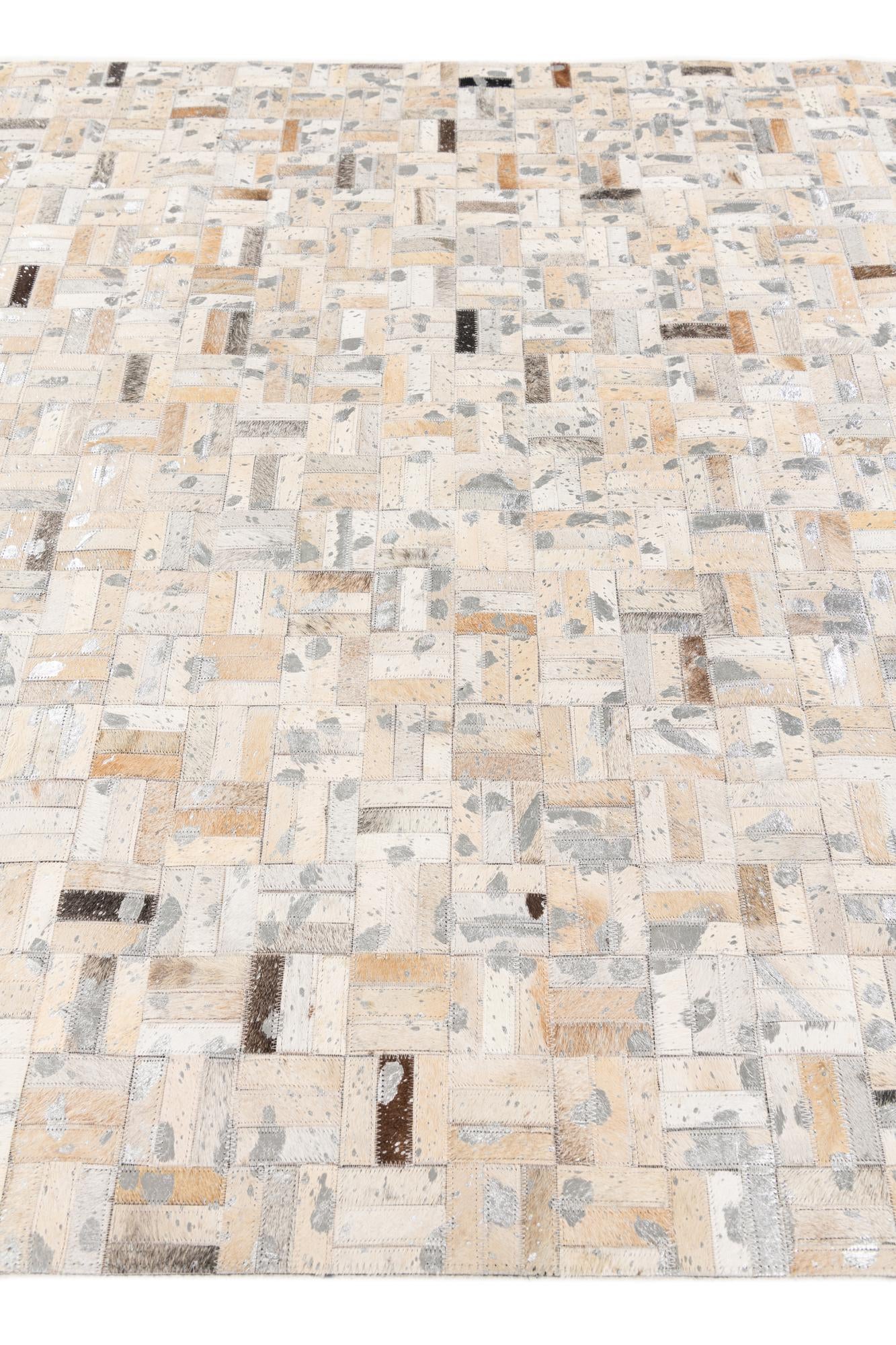 5' x 8' 1 Cowhide Stocks Rug