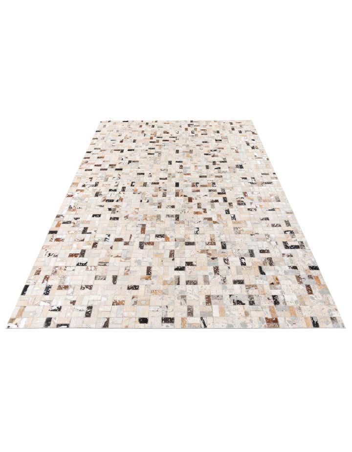 5' 4 x 7' 7 Cowhide Stocks Rug