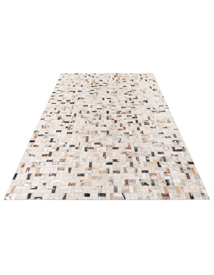 Detail image of 5' 4 x 7' 7 Cowhide Stocks Rug