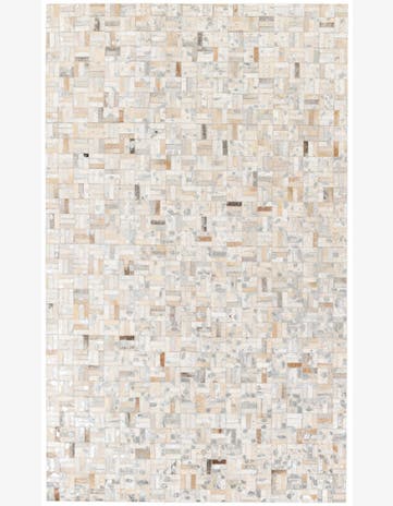 4' 11 x 8' 1 Cowhide Stocks Rug