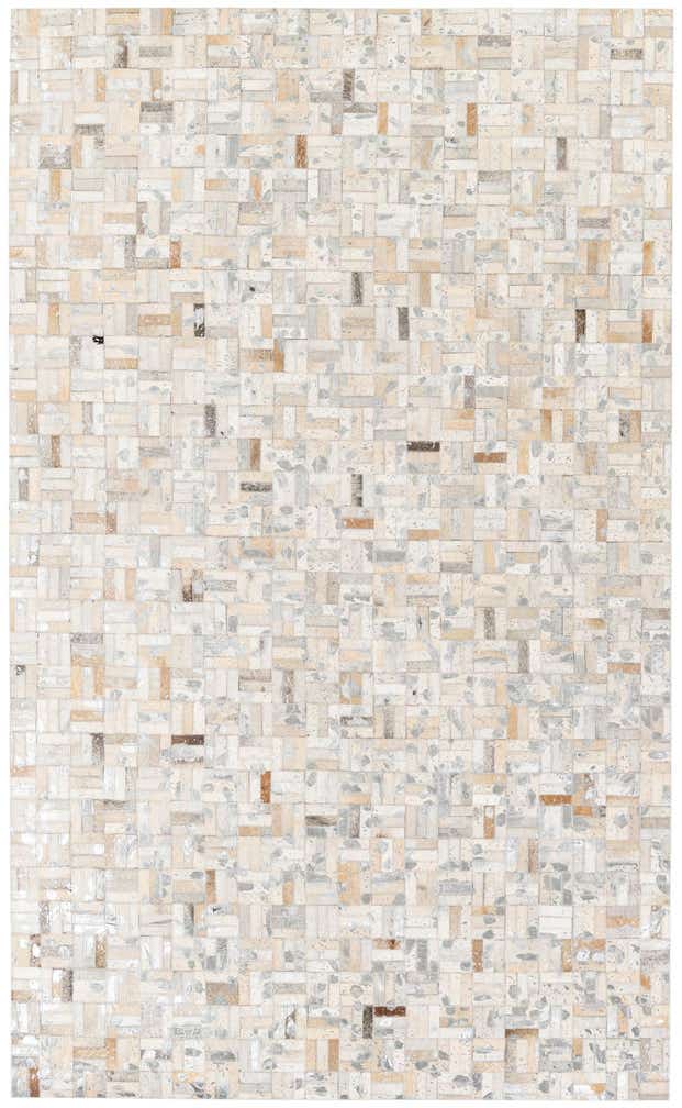 4' 11 x 8' 1 Cowhide Stocks Rug
