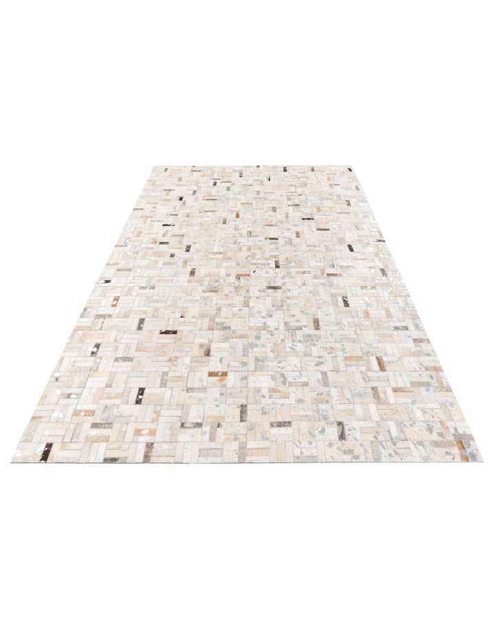 5' x 8' Cowhide Stocks Rug