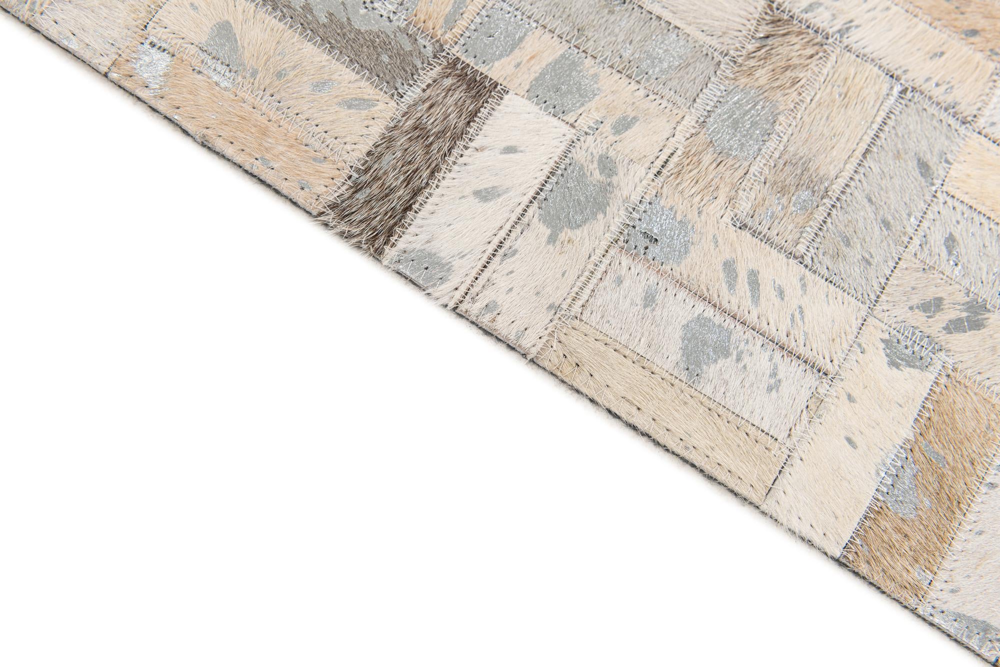5' x 8' Cowhide Stocks Rug