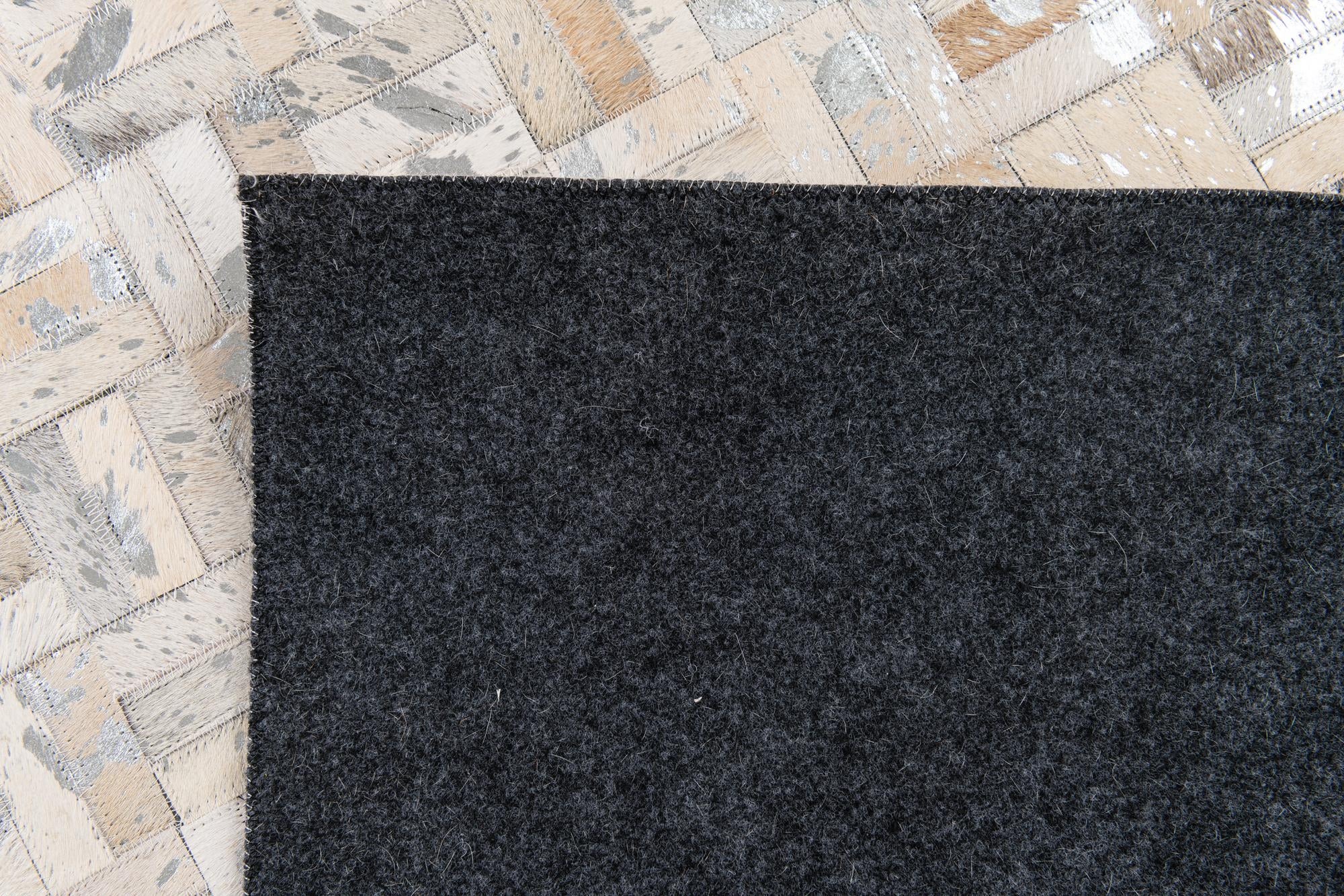 5' x 8' Cowhide Stocks Rug