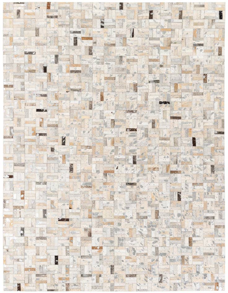 Detail image of 5' x 8' Cowhide Stocks Rug