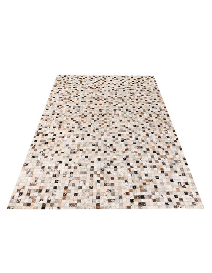 5' 3 x 7' 6 Cowhide Stocks Rug