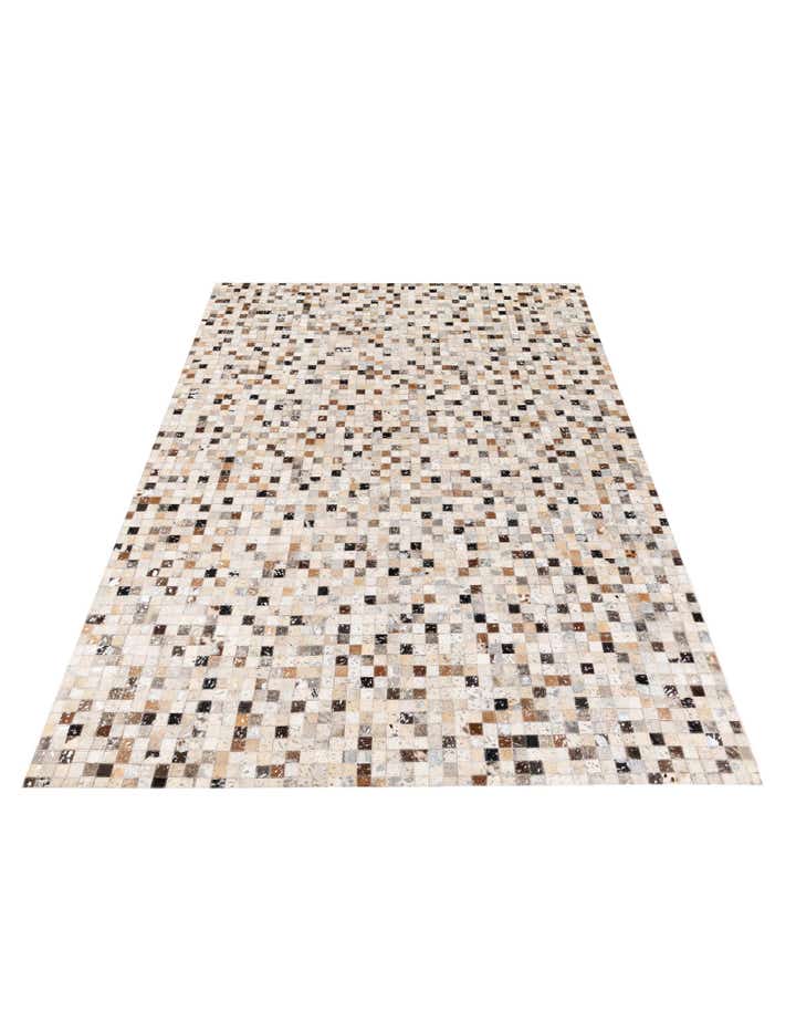 5' 3 x 7' 5 Cowhide Stocks Rug