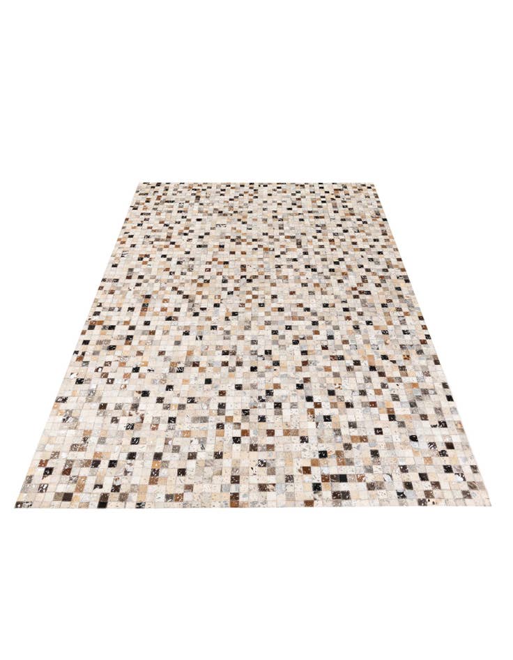 Detail image of 5' 3 x 7' 5 Cowhide Stocks Rug
